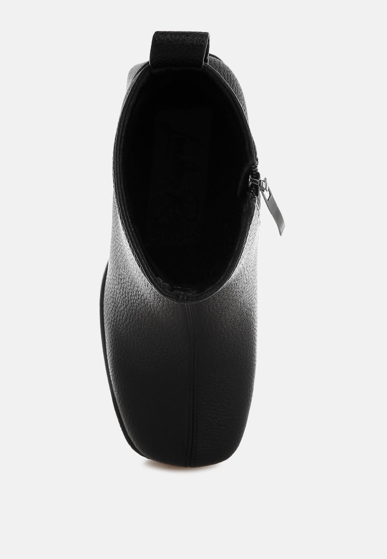 Poulin Faux Leather Chelsea Boots-2