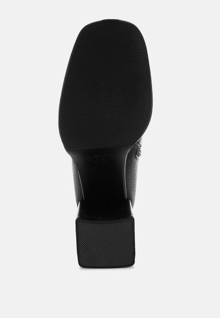 Poulin Faux Leather Chelsea Boots-3