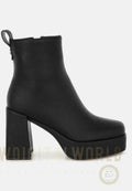 Poulin Faux Leather Chelsea Boots-5