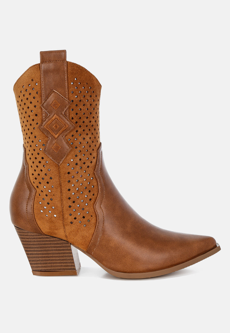 Prosia Woven Cowboy Boots London Rag