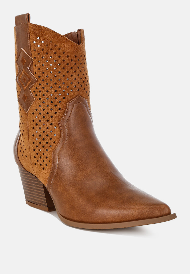 Prosia Woven Cowboy Boots London Rag