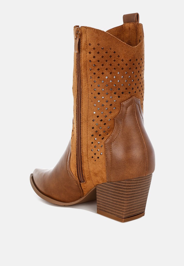 Prosia Woven Cowboy Boots London Rag