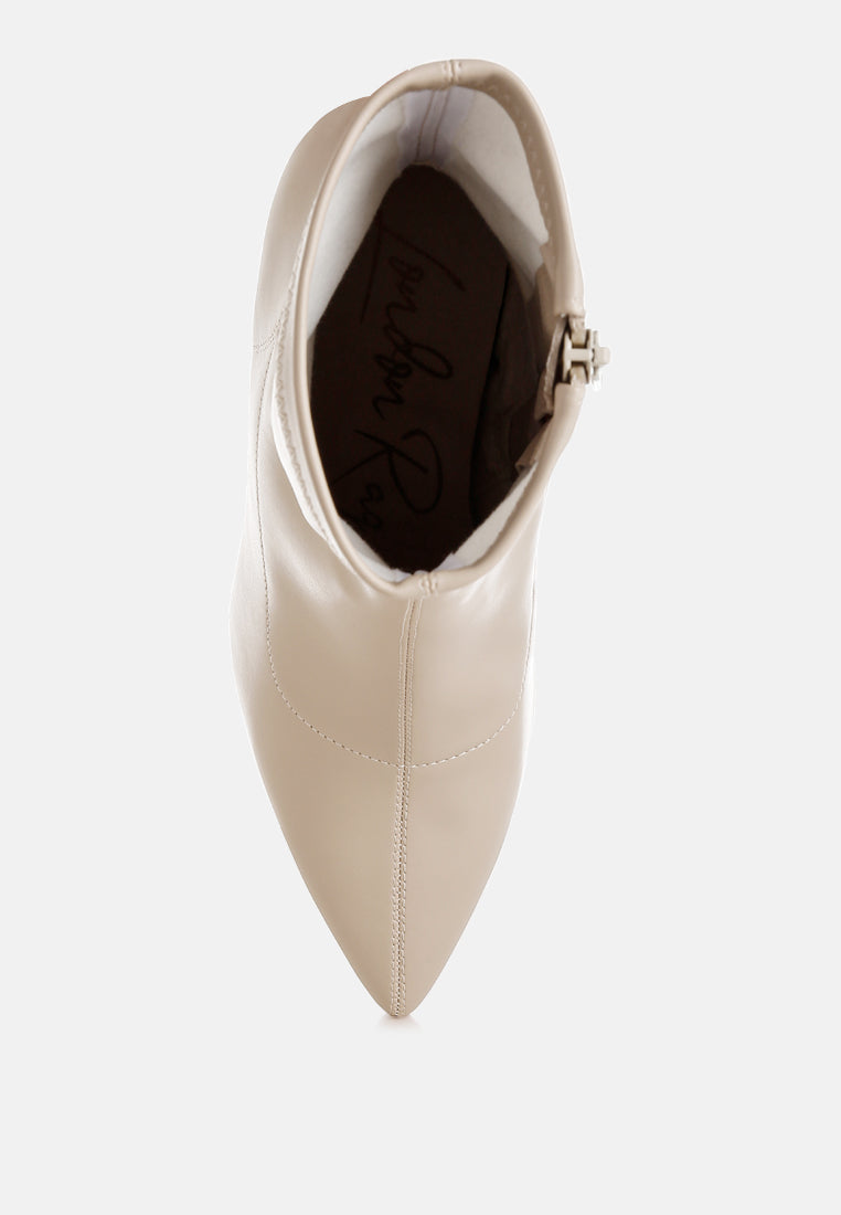 Pumila Stiletto Heel Sock Boots-4