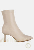 Pumila Stiletto Heel Sock Boots-0
