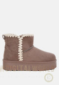 Rochas Scalloped Detail Snow Boots-0