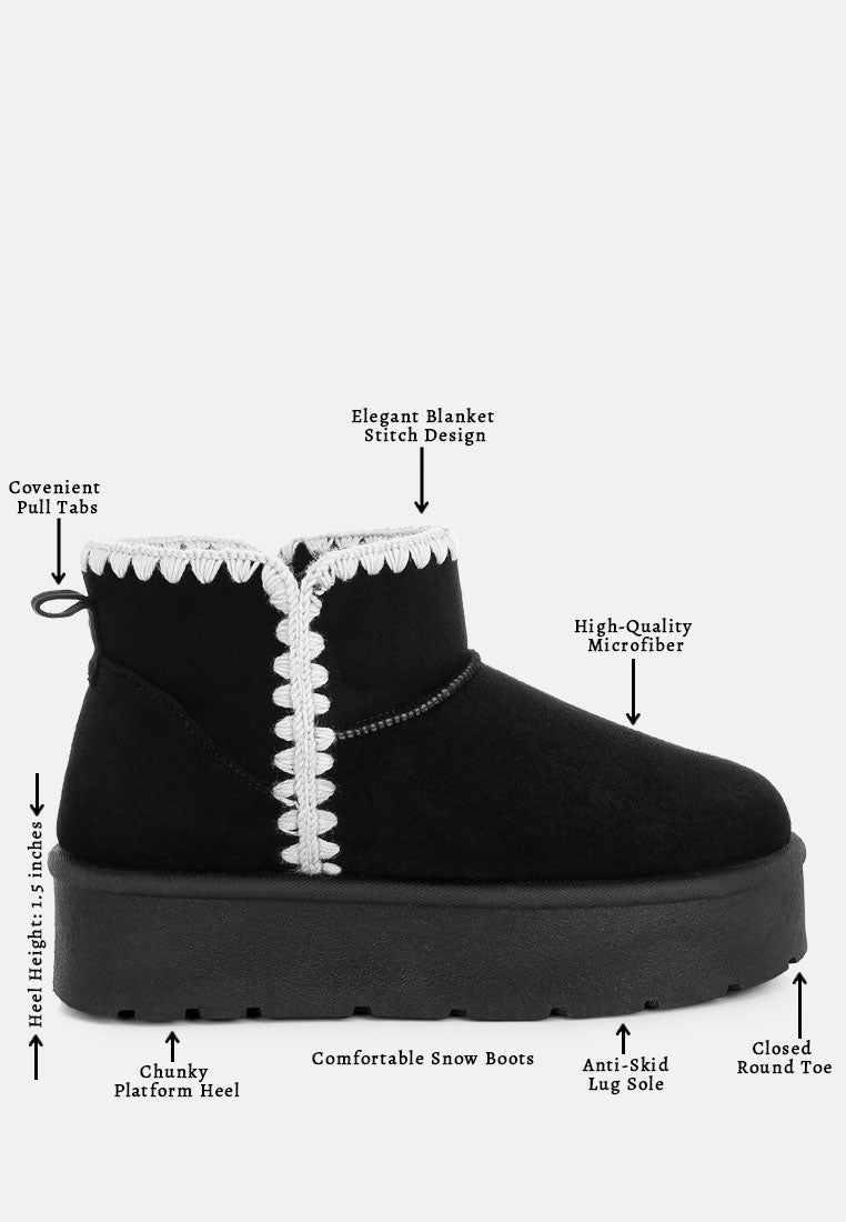 Rochas Scalloped Detail Snow Boots-2