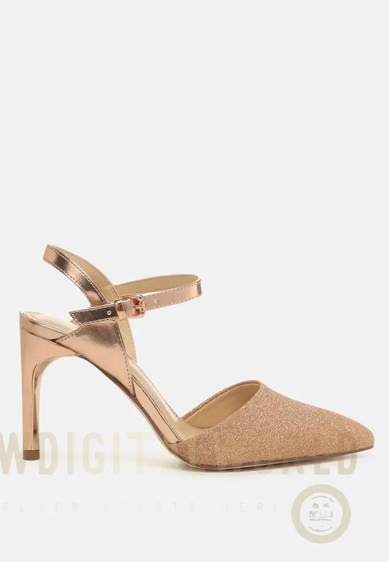 Sha Ankle Strap Slingback Stiletto Heel Sandals London Rag