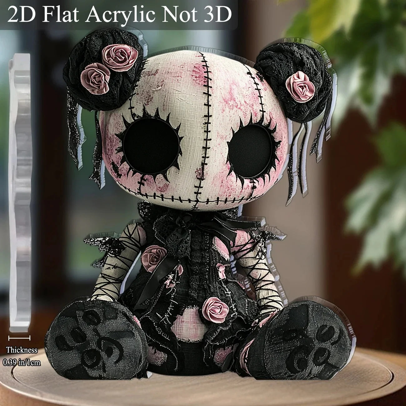 Gothic Horror Doll Wall Art Decor LPT