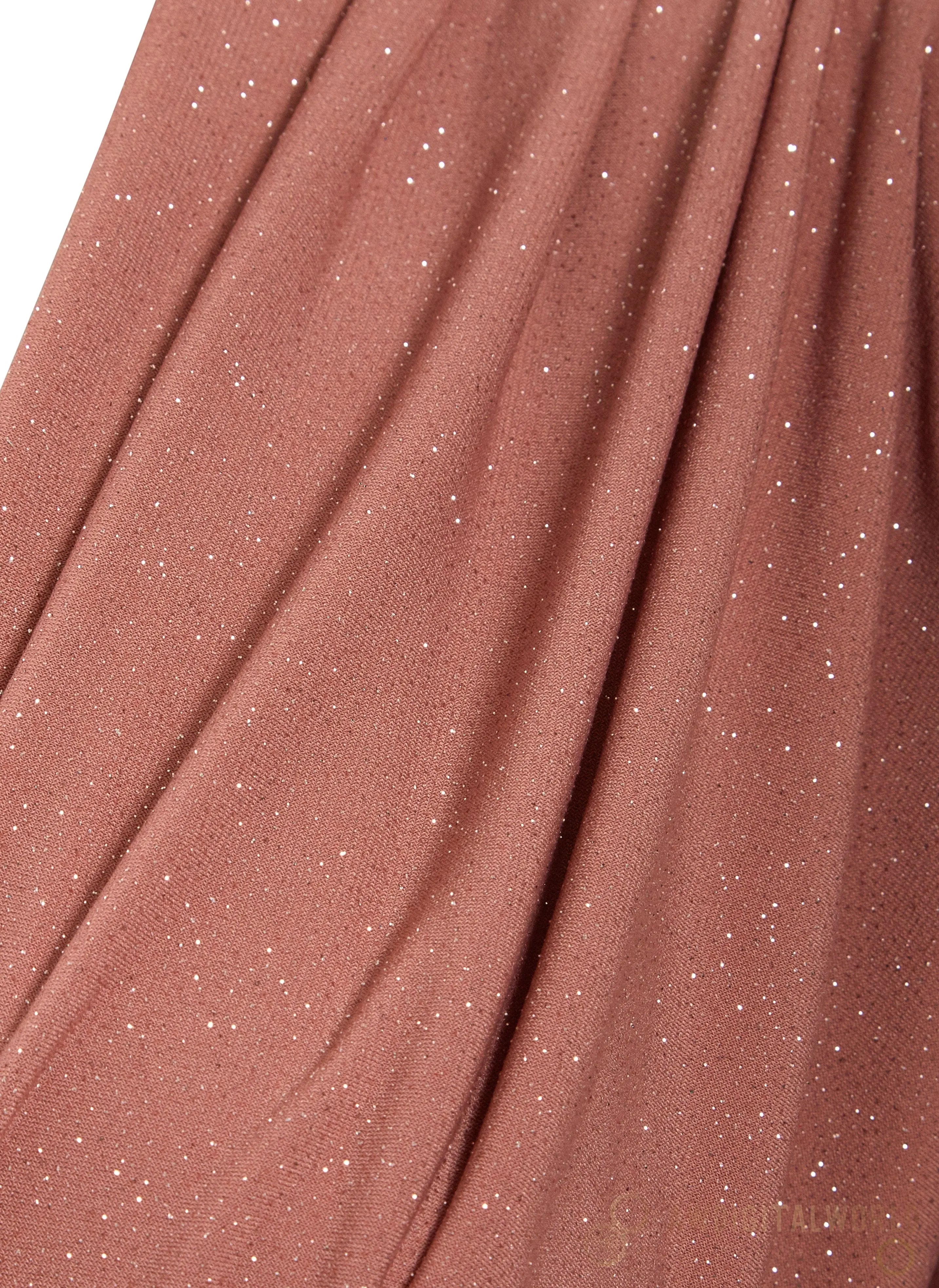 Rose Gold Twist Knot Front Dress Sarvin