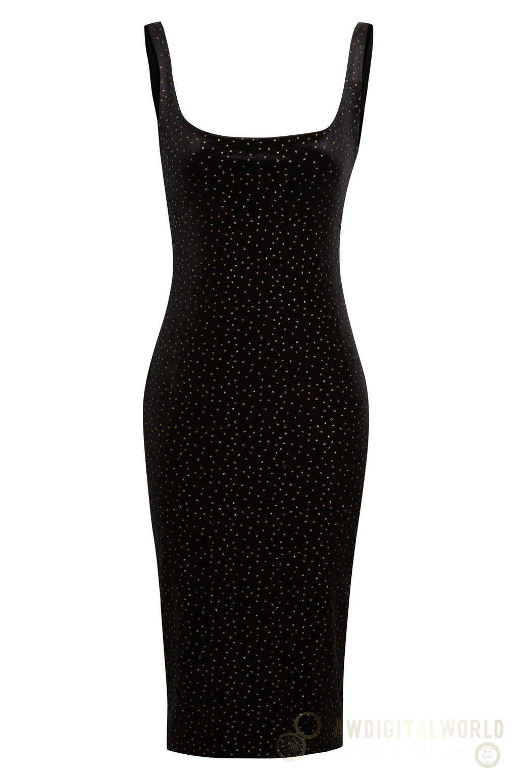 Black Polka Dot Dress Sarvin