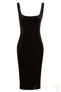 Black Polka Dot Dress Sarvin