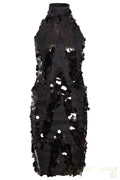 Sparkly Black Mini Dress Sarvin