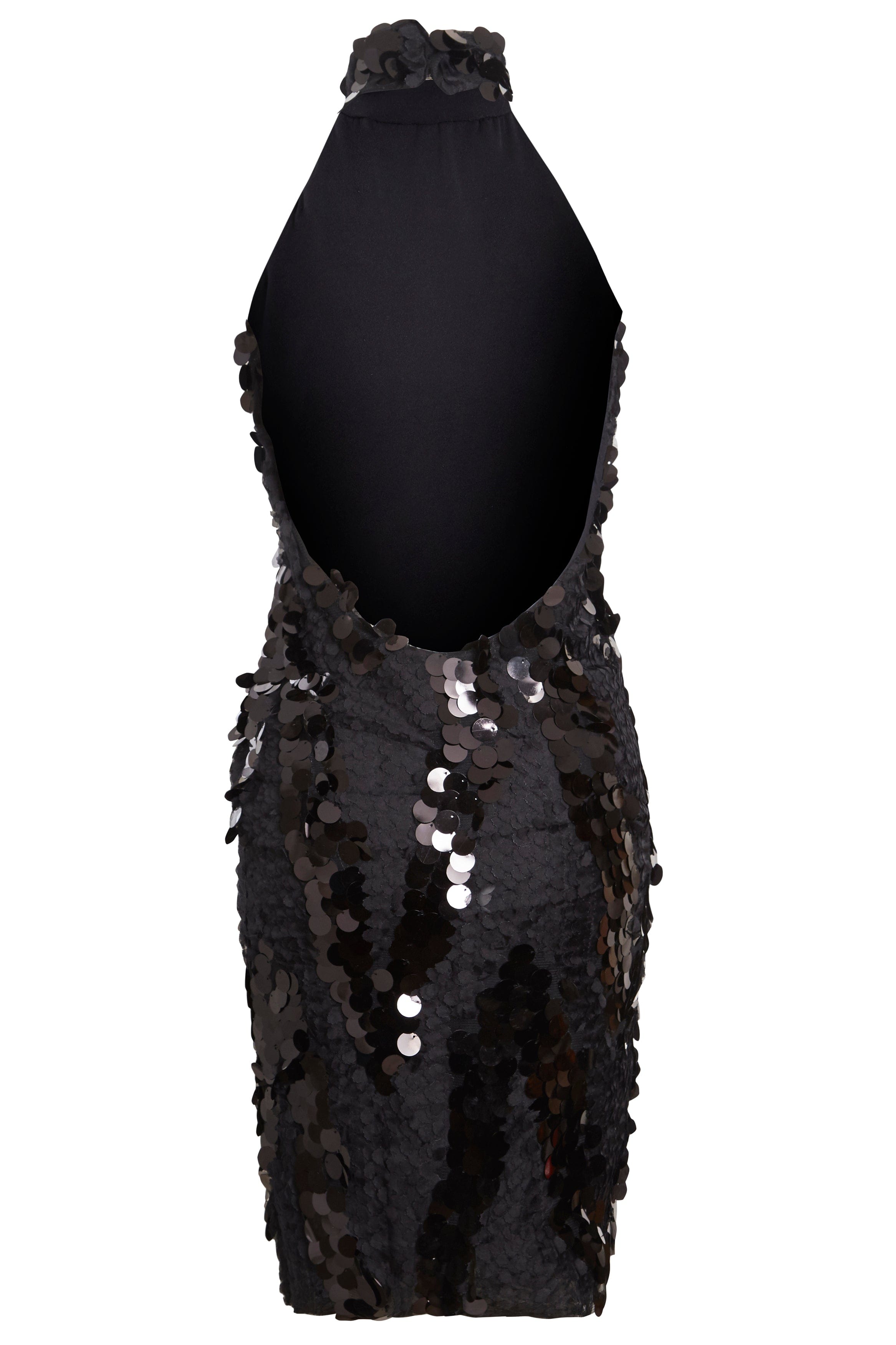 Sparkly Black Mini Dress Sarvin