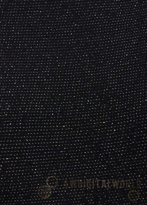 Black Cowl Back Gown Sarvin