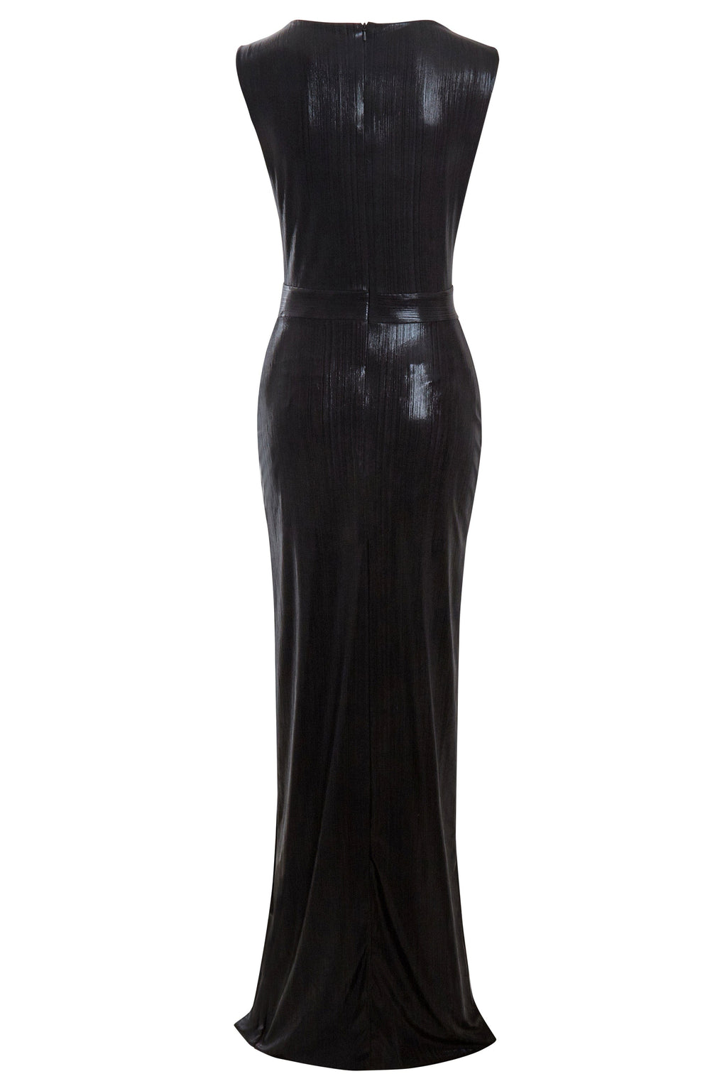 Black Cut-Out Maxi Dress Sarvin