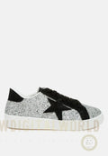 Shinding Glitter Star Chunky Sneakers London Rag
