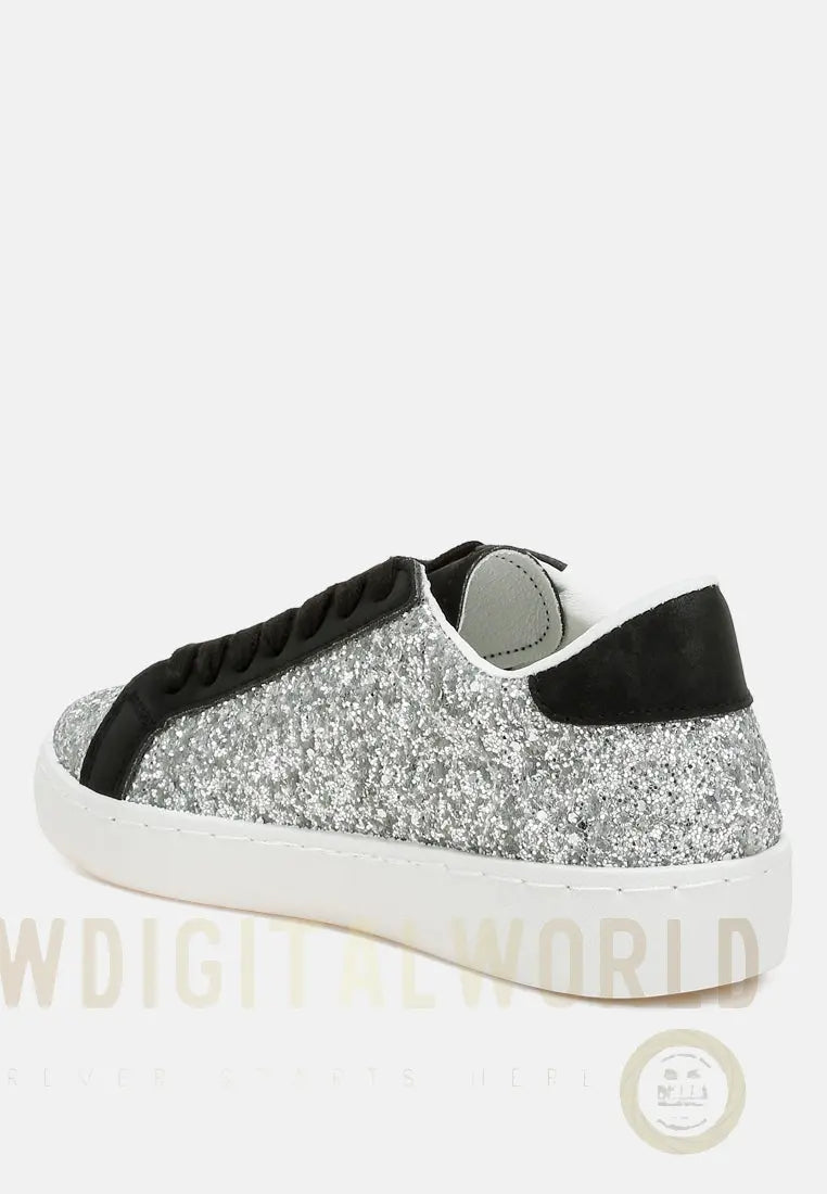 Shinding Glitter Star Chunky Sneakers London Rag