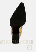 Stemon Three Tone Block Heel Boots London Rag