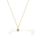 Pure Heart Gold sterling silver Necklace-0