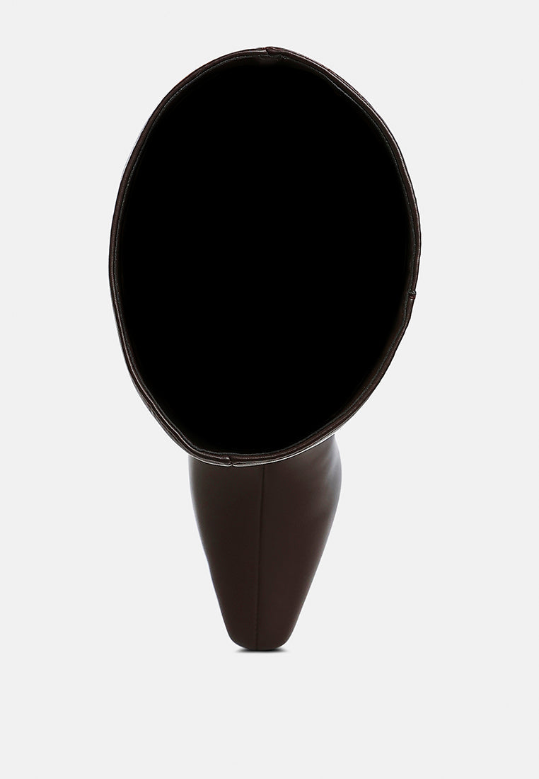 Syringa Kitten Heel Long Boots-4