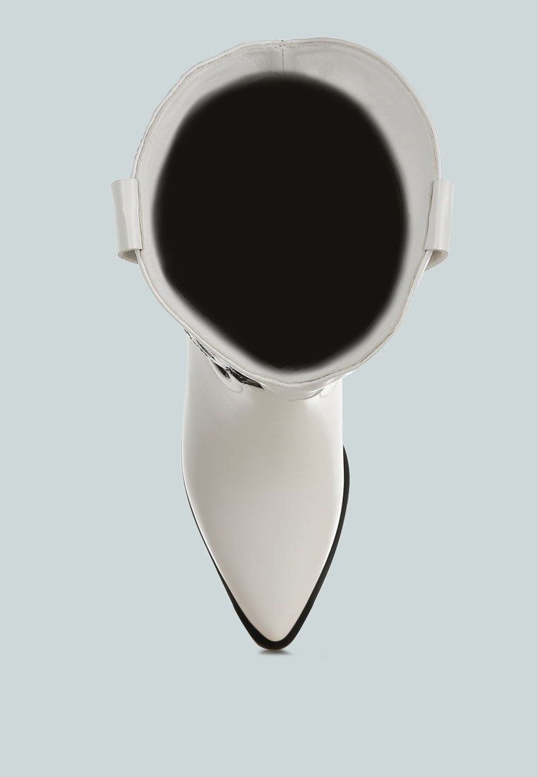 Thistle Winged Patchwork Cowboy Boots London Rag