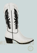 Thistle Winged Patchwork Cowboy Boots London Rag