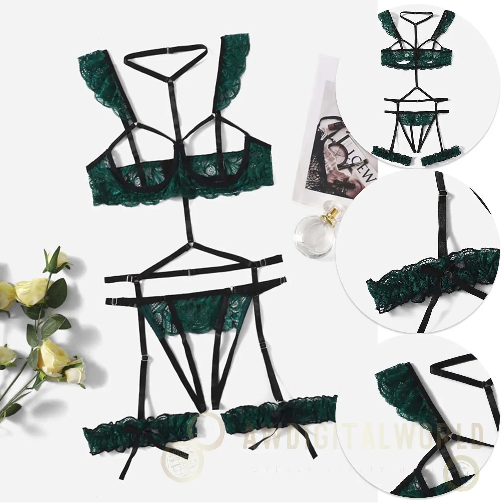 Turned On Teddy - S/M/L/XL JOJO Lingerie