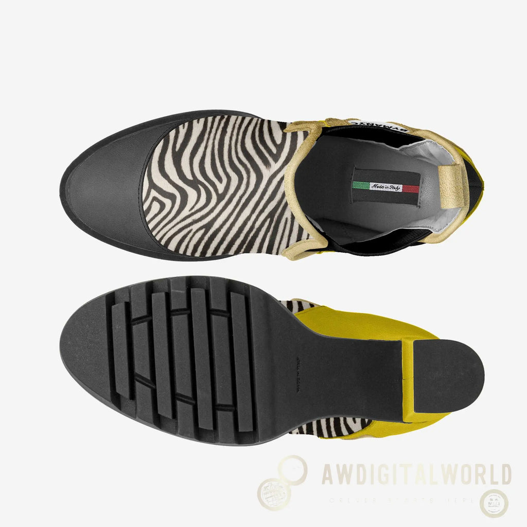 Vegan Elastic Designer Boot BYMANYC ® New York Urban Black BYMANYC ® New York