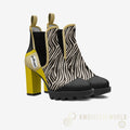 Vegan Elastic Designer Boot BYMANYC ® New York Urban Black BYMANYC ® New York