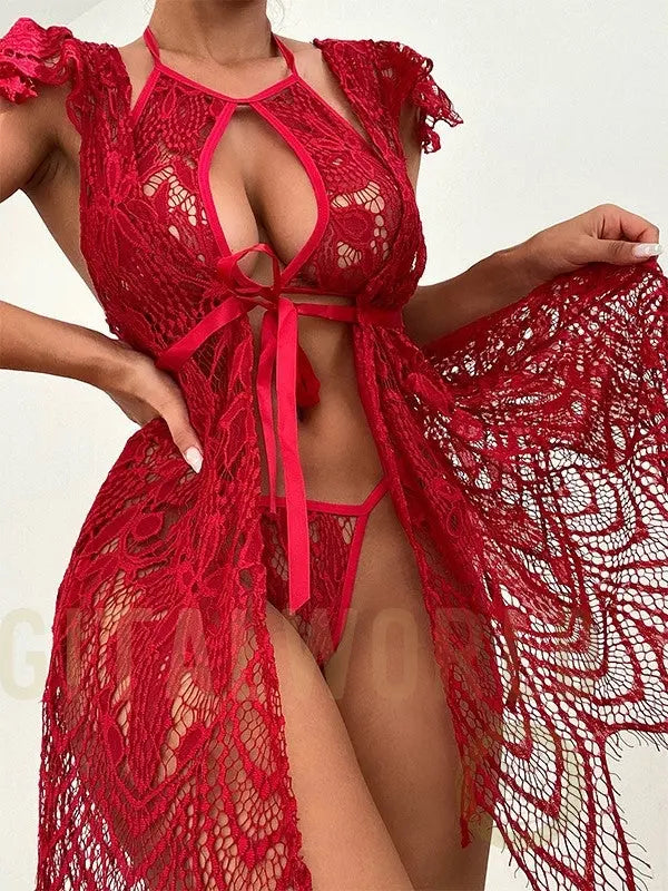 Wonderous Babydoll and G-String - S/M/L/XL JOJO Lingerie