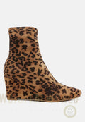 Yara Microfiber Wedge Sock Boots-0