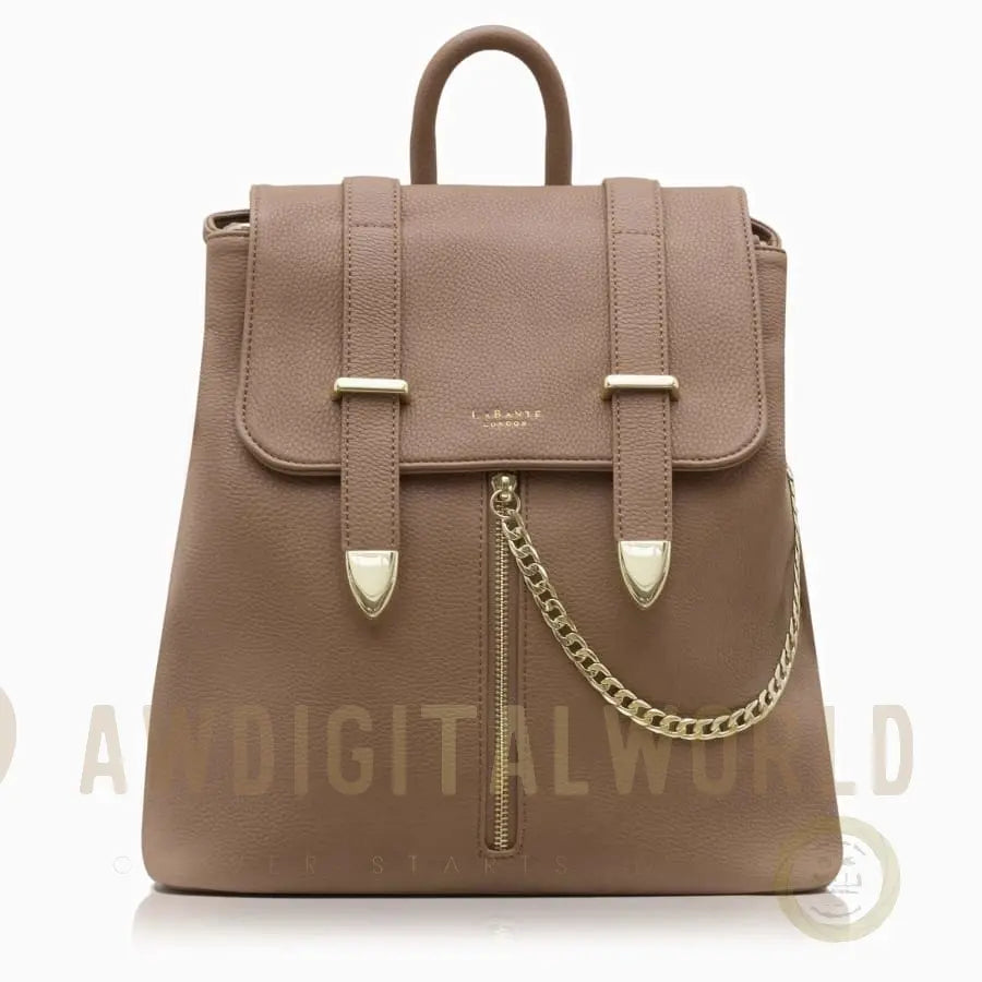 Agnes Brown Vegan Backpack-0