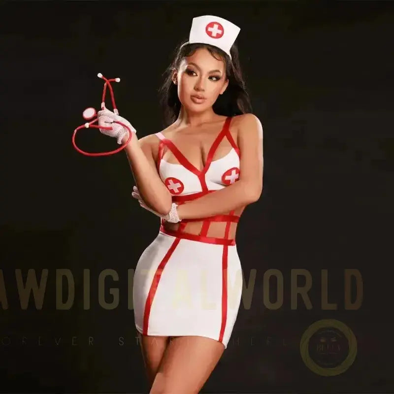 Alluring Nurse Lingerie Ensemble Fashionfitz