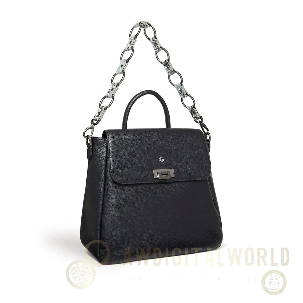 Zuri Black Vegan Backpack-2