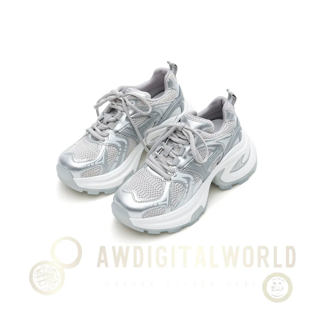 Breathable Mesh Platform Sneakers Masoomake