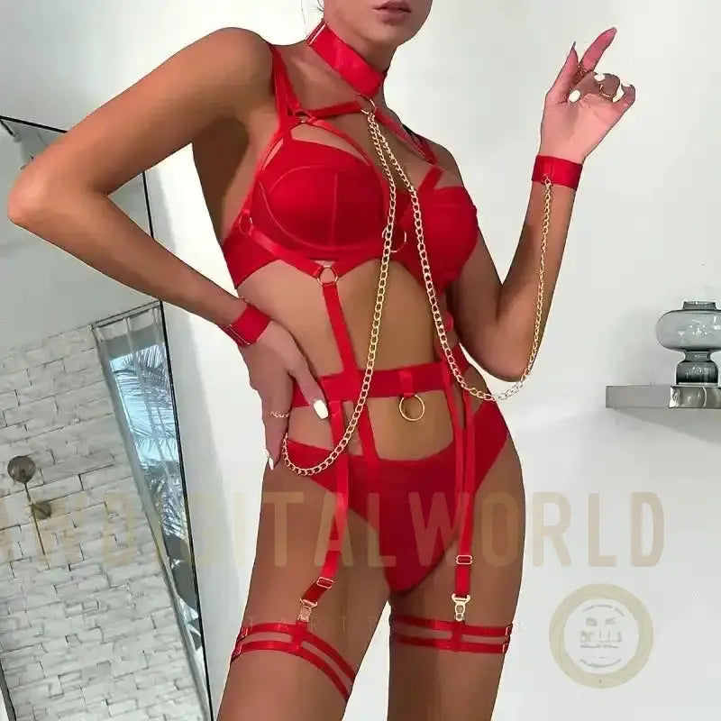 Bustier and Thong - Cosplay Lingerie Set Fashionfitz
