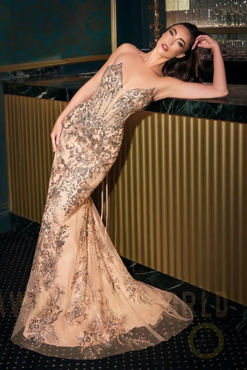 Embellished Fit & Flare Dress-2