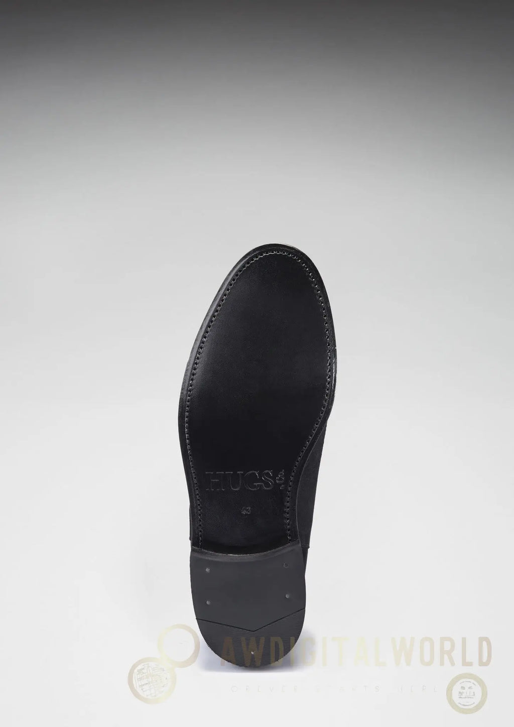 Black Suede Chelsea Boots, Welted Leather Sole Hugs & Co.
