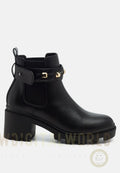 Cleopa Metallic Stud Embellished Chelsea Boots-0