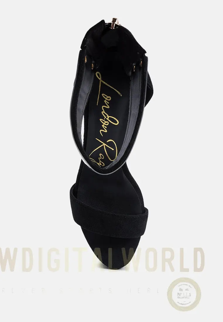 Cosmo Girl Metal Band High Heeled Sandals London Rag