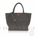 Demi Grey Vegan Winged Tote Bag-0