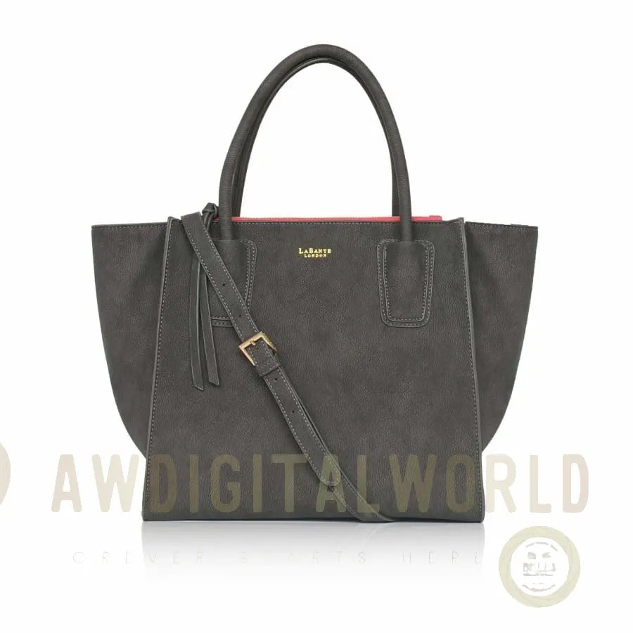 Demi Grey Vegan Winged Tote Bag-0