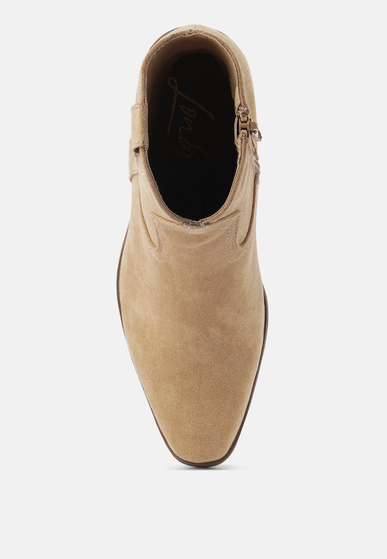 Elettra Ankle Length Cowboy Boots London Rag