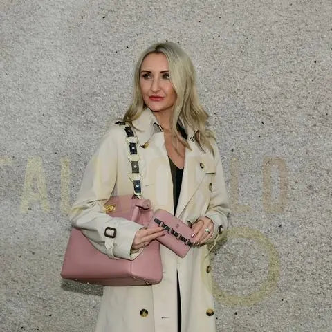 Ellen Pink Vegan Zip Around Wallet LaBante London