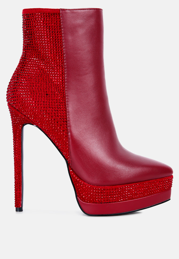 Encanto High Heeled Ankle Boots-0