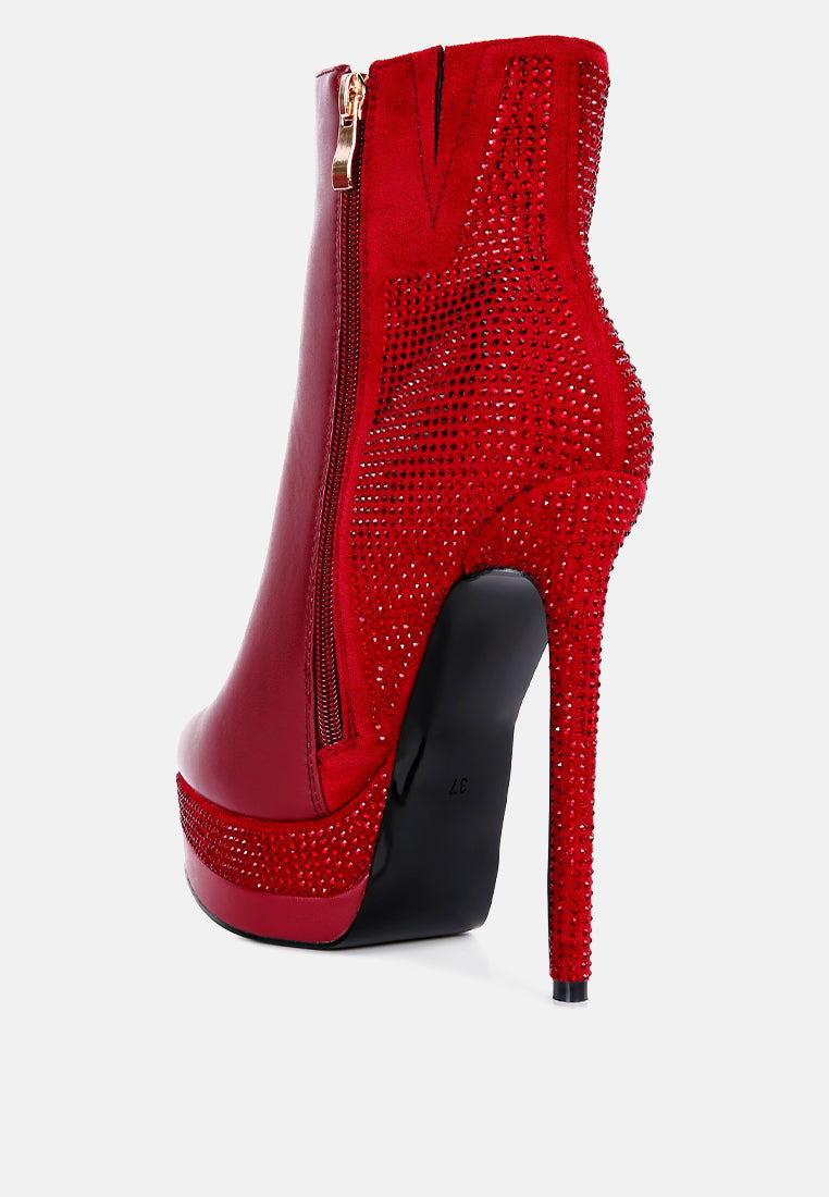 Encanto High Heeled Ankle Boots-2