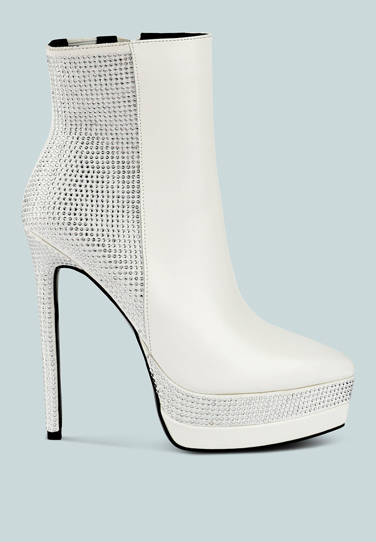 Encanto High Heeled Ankle Boots-5
