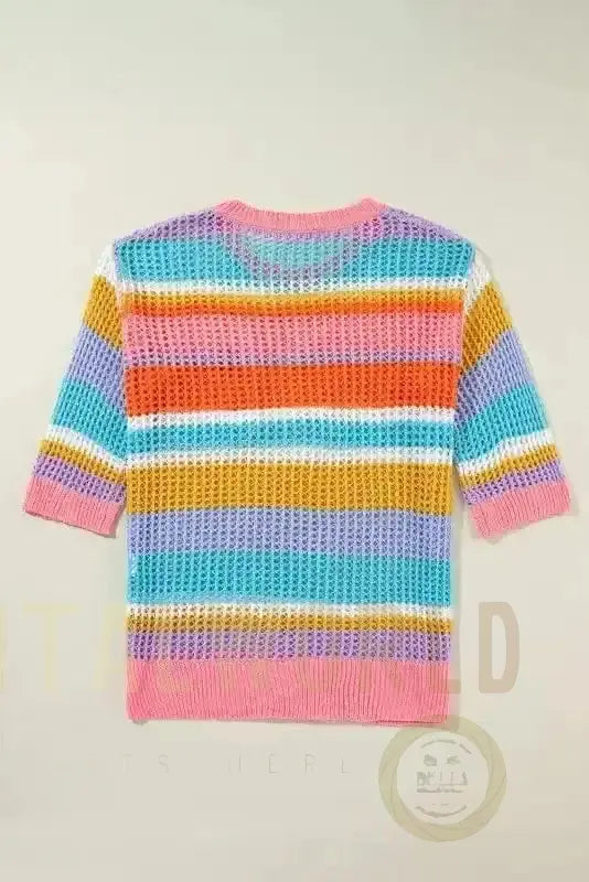 Rosy Ribbons Crochet Sweater Fashionfitz