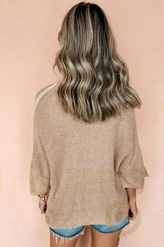 Parisian Pinstripe Elegance Sweater Fashionfitz