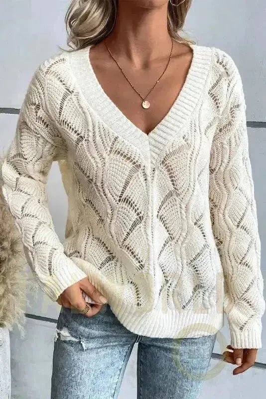 Whispering Willow Knit Sweater Fashionfitz